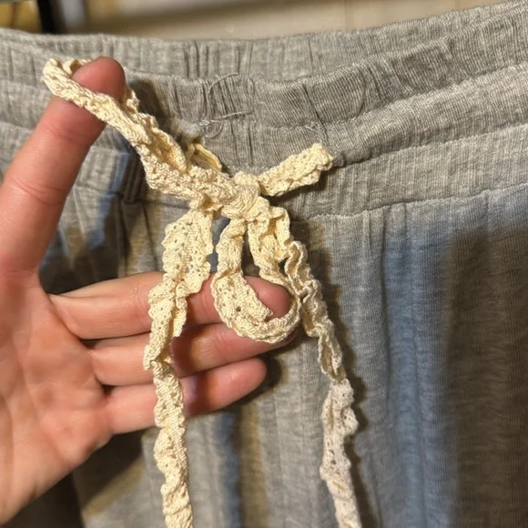 New POL Gray Wide-Leg Lounge Pants - Picture 3 of 5